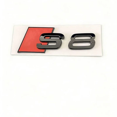 emblem sticker, ABS black | Car logo