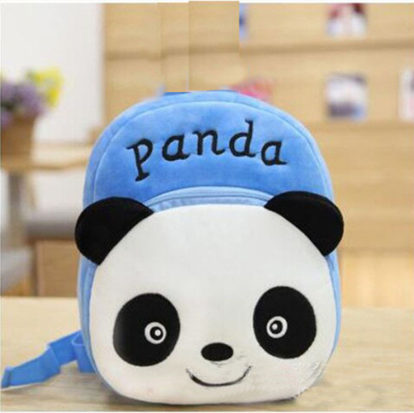 Cute children's plush school bag
