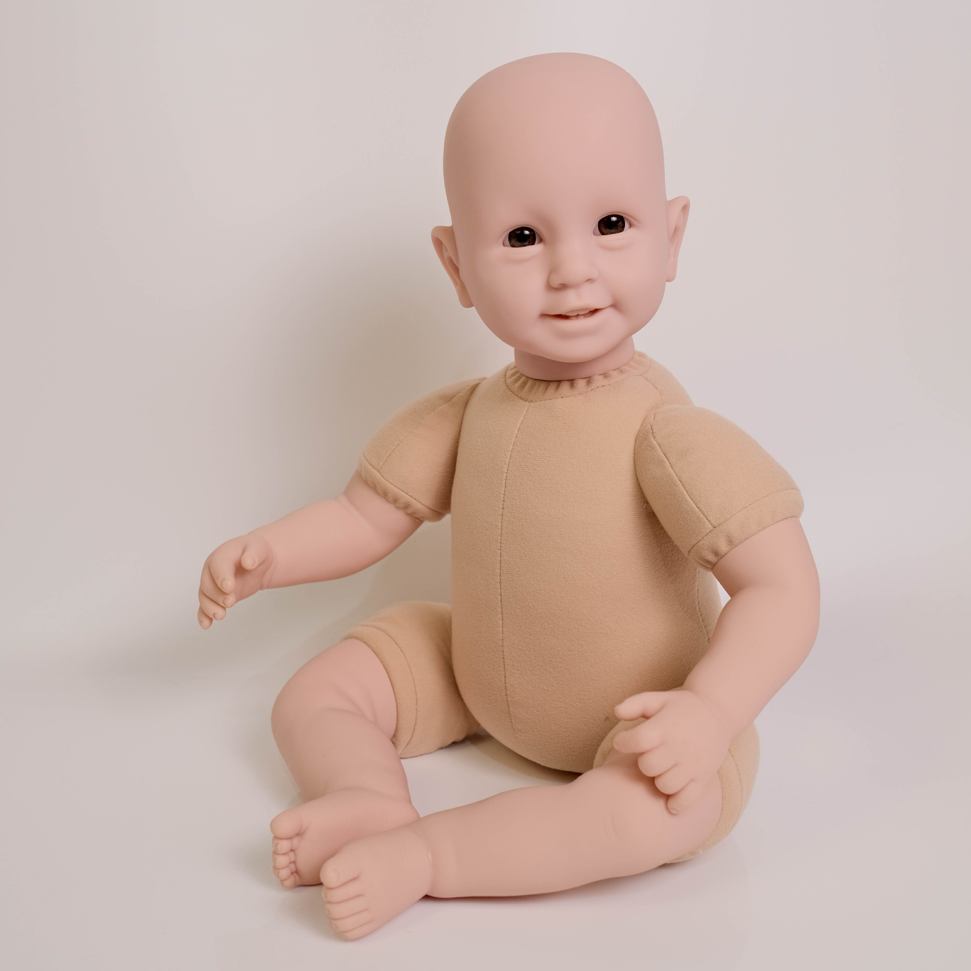 22 pulgadas nuevo seis dientes sin dibujo muñeca desnuda
