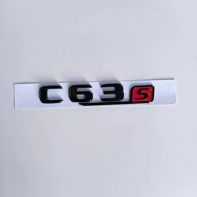 turbo V8 side emblem, Car logo - standard-c63s