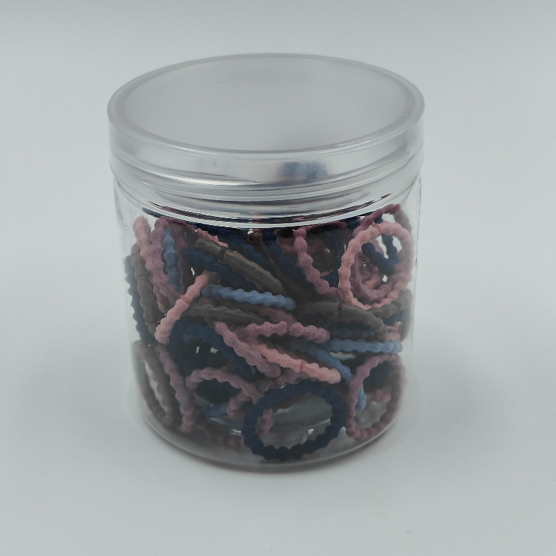 Fábrica directa enlatada de alta elasticidad no daña cabello de cabello de chicas anillo de toalla simple banda de goma cabello de cabello anillo de cabello de bebé