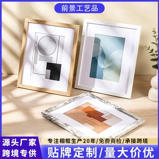 加工定制画框空框摆台照片墙5寸6寸7寸8寸10寸a4手工木质相框空框