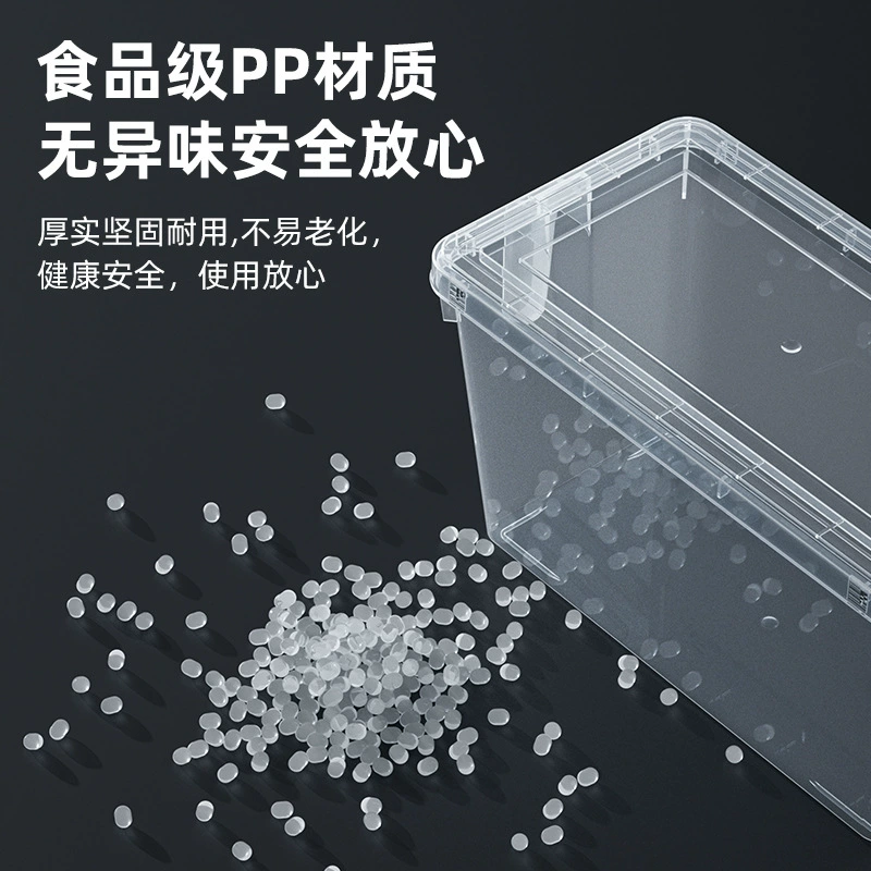 Capacious plastic storage box
