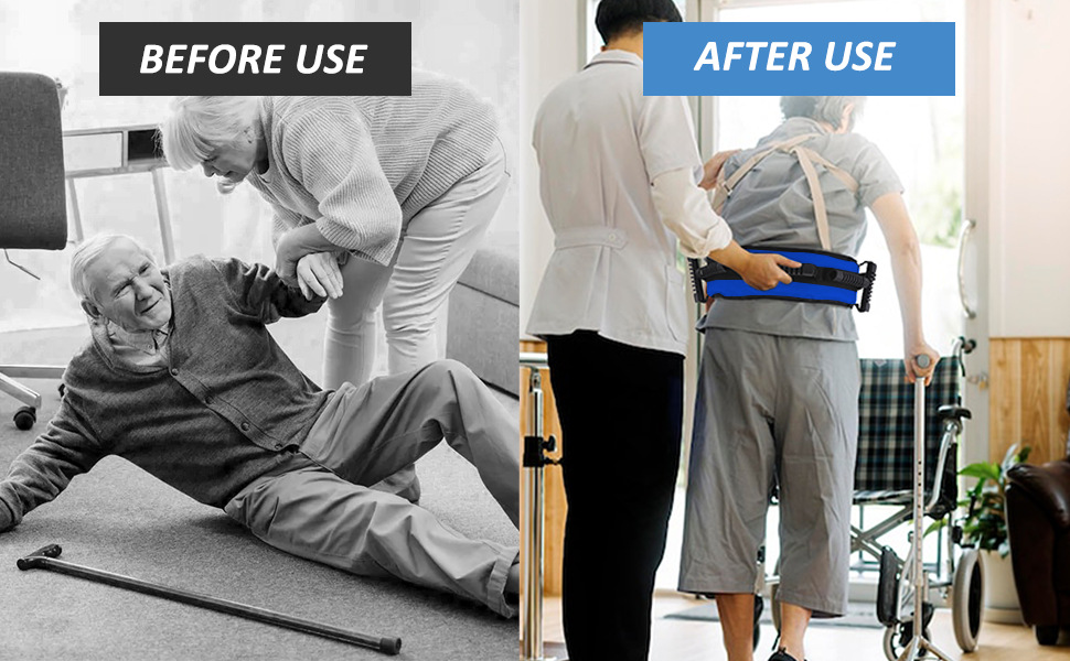 gait belt with buckle