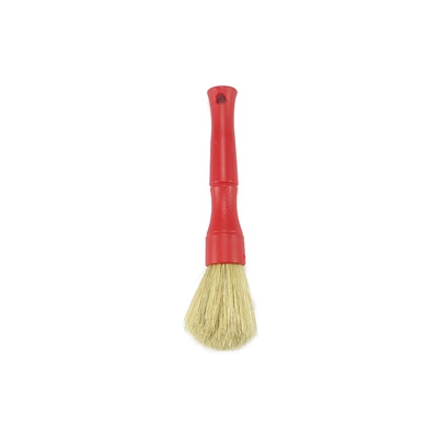 Car cleaning tools of bristle detail brush air - dt-short-red-handle-bristle