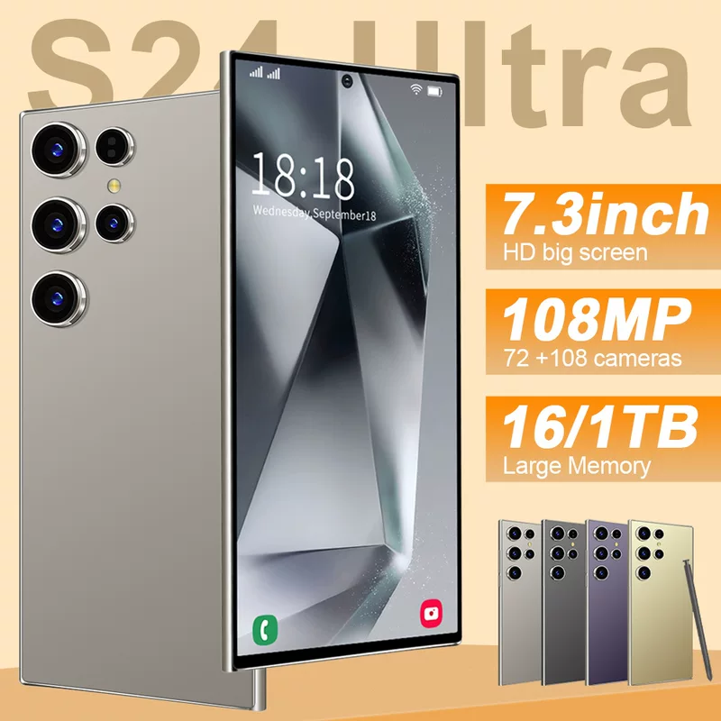 2024 Новый Cross -  S24 Ultra Global Edition 3+64 ГБ Android телефон источник/завод (этомный модель)