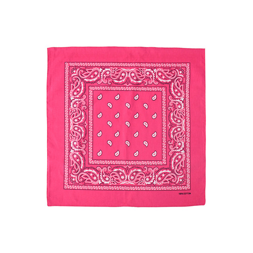 Cross-border direct supply angora flower headscarf face mask wholesale 100% cotton paisley headscarf cycling outdoor hip-hop square scarf