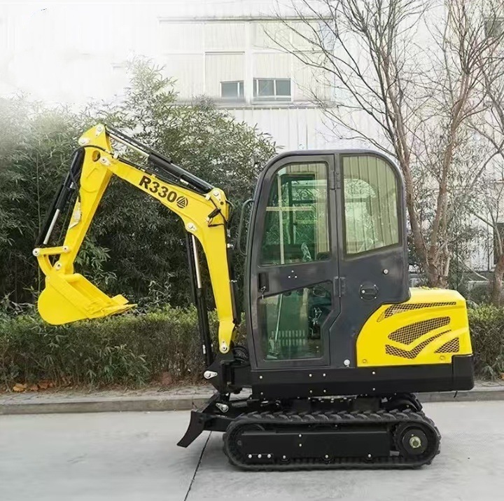 小型挖掘机家用挖土农用微型工程微挖钩机多功能小型挖掘机R330