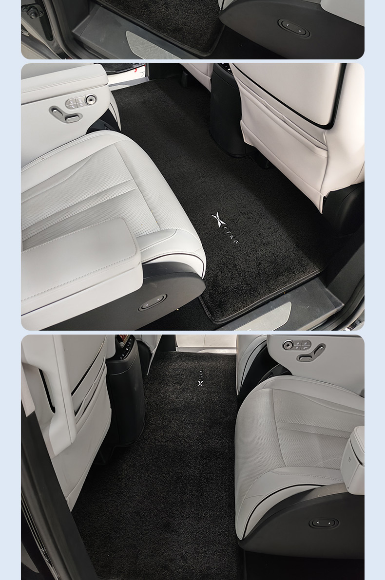 Floor Mats for XPeng X9 Front Middle Rear Trunk Mat