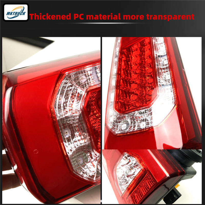 Aplicable a Mercedes-Benz Heavy Truck ACTROS MP4 MP5 LED Flujo Asamblea de Luz trasera Luz de dirección de freno trasero Camión