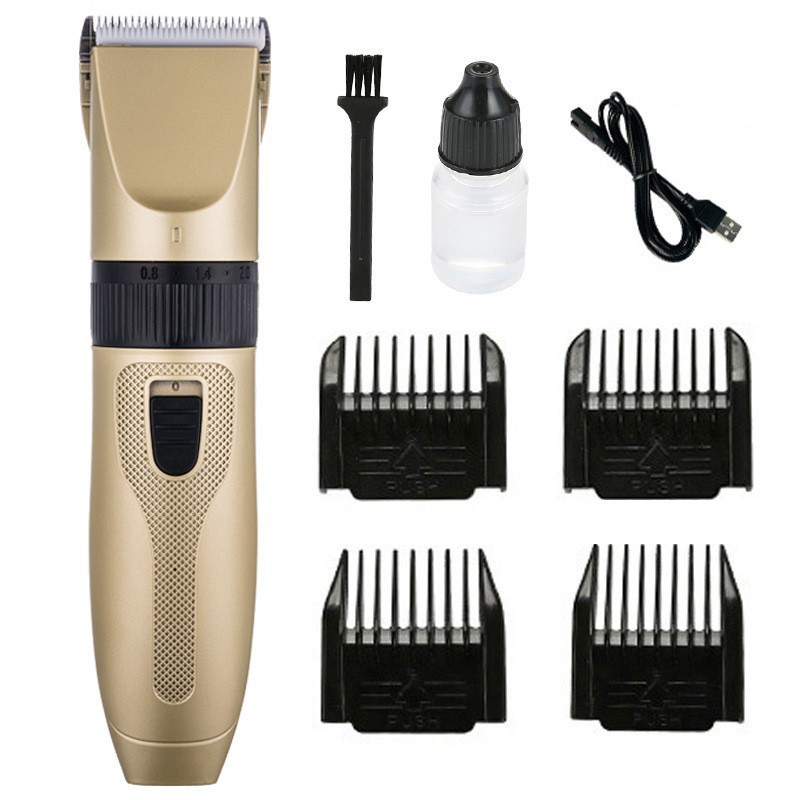 Corte de pelo eléctrico doméstico, tijeras eléctricas de empuje recargables, cortador de pelo eléctrico, afeitador eléctrico, empujador de pelo para mascotas