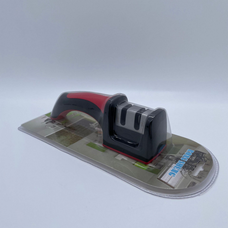 Dos secciones afilador de cuchillos simple afilador de piedra afilador de cuchillos artefactos de afilador rápido doméstico de afilador de cuchillos de cocina