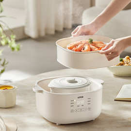适用LOTOR电炖锅小型宝宝煮粥用锅隔水电炖盅预约定时婴儿辅食煲