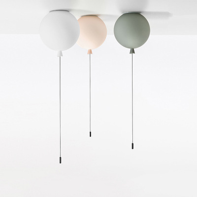 Nordic Minimalist Children's Playroom Colorful Bubble Balloon Ceiling Pendant Light for Boys and Girls' Bedroom