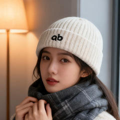 帽子秋冬时尚百搭针织帽子女保暖护耳毛线帽包头学生显脸小冷帽潮