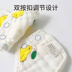 6-layer pure cotton high-density spit Bib infant Class A children's gauze bib maternal and baby supplies cartoon petal baby bib