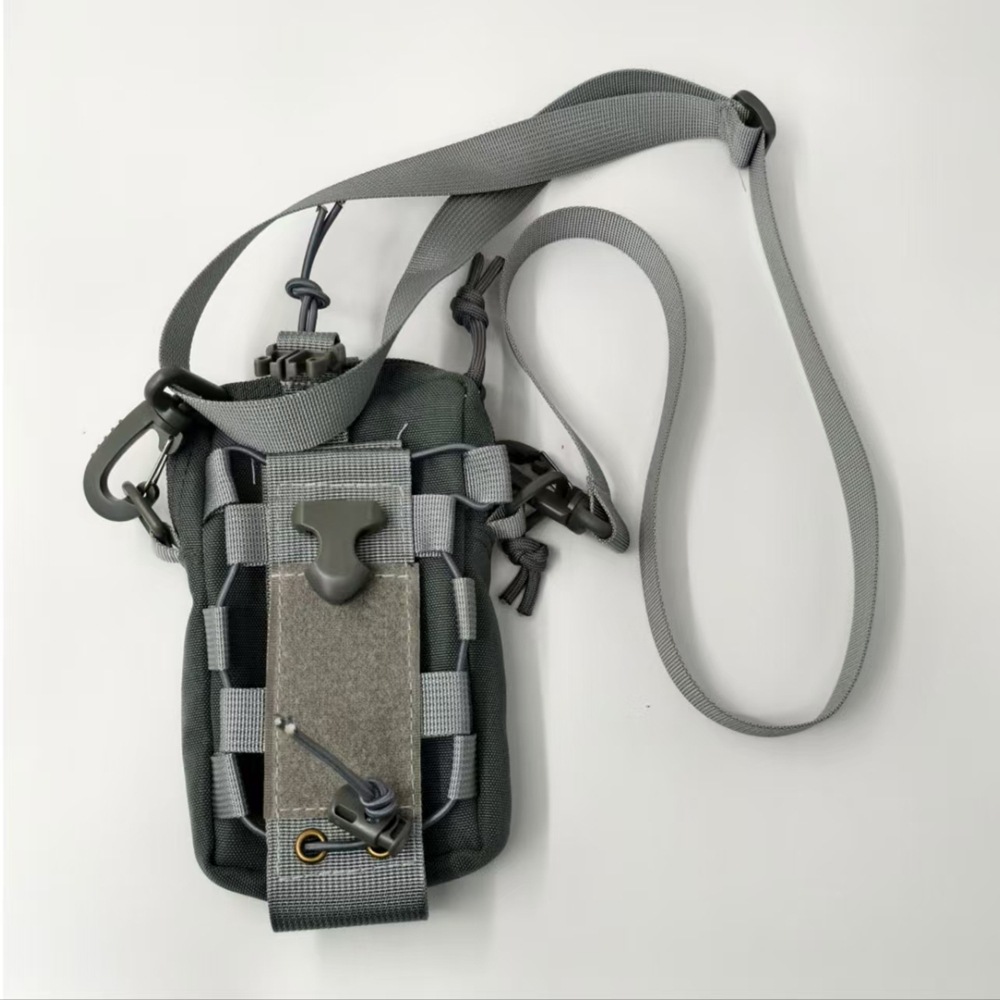 Bolso táctico para teléfono móvil al aire libre Bolso pequeño multifuncional Riñonera Táctico Hervidor Bolso para teléfono móvil Hebilla Ajuste Riñonera