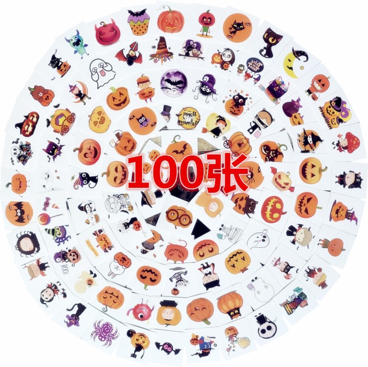 Halloween Cartoon Tattoo Stickers Pumpkin Witch Kidsren's Stickers Funny Realistic Scar Blood Stain Tattoo Stickers for Men and Women Halloween Cartoon Tattoo Stickers Pumpkin Witch Kidsren's Stickers Funny Realistic Scar Blood Stain Tattoo Stickers for Men and Women