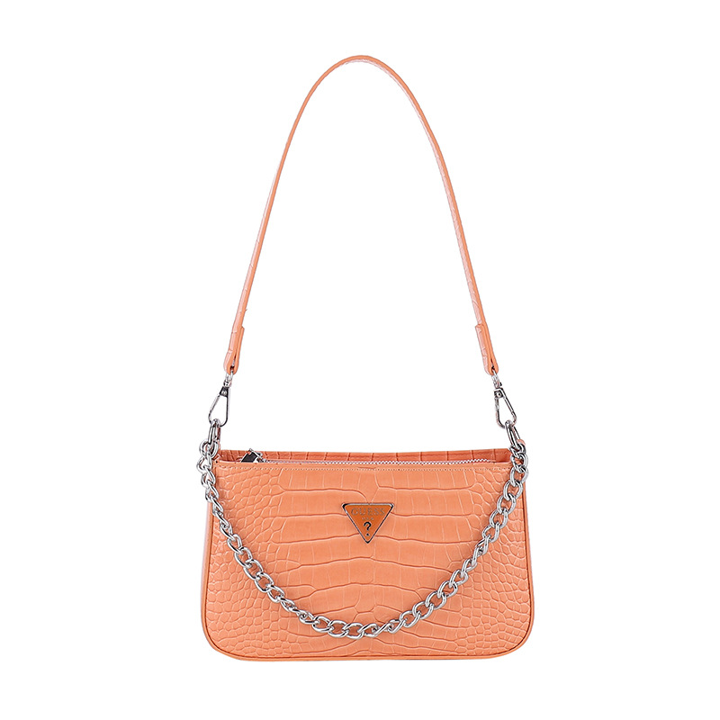2023 nuevo bolso de cadena de color caramelo patrón de piedra bolso crossbody de un solo hombro El Comercio exterior popular de este año bolsa de axilas de un hombro hembra