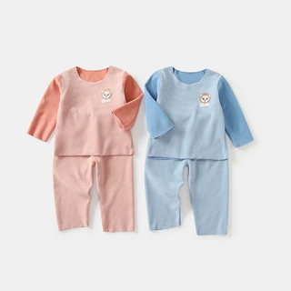 婴儿衣服分体套装内衣德绒加厚保暖男女宝宝秋衣秋裤小童打底睡衣