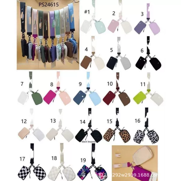 Cross-border bestseller 1u1u LuJia same style wrist bag, portable card holder, mini storage bag, coin purse, all three labels complete