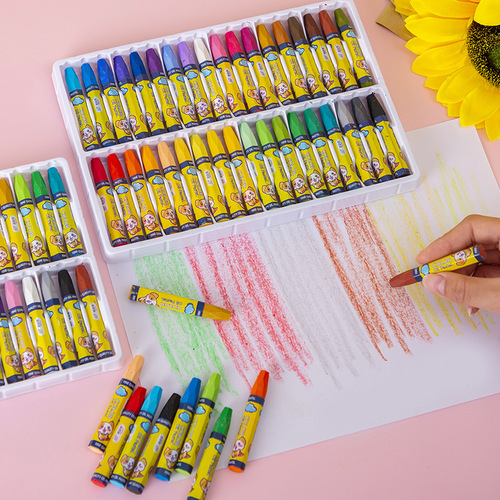 12 colors 18 colors 24 colors 36 colors oil pastels cartoon primary school students stationery prizes art graffiti painting crayons wholesale