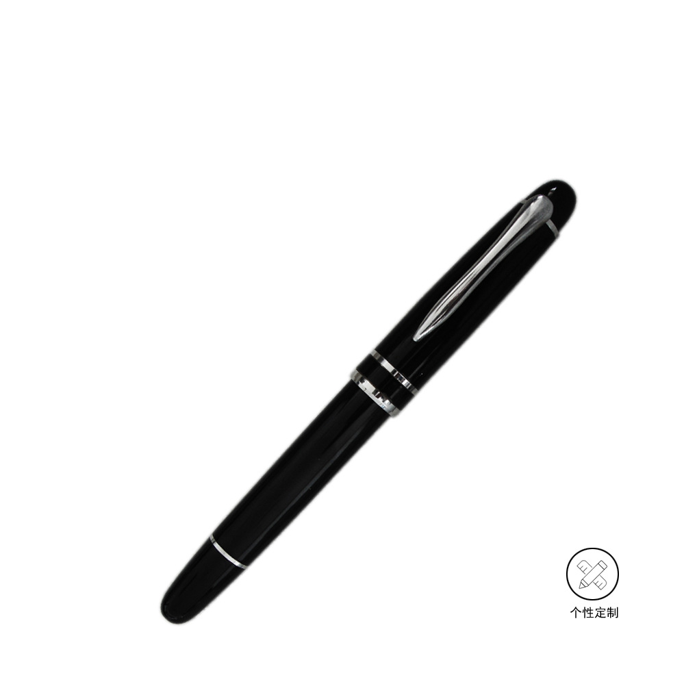 Metal business signature pen 0.5mm black and gold version office gift souvenir high-end quality stationery