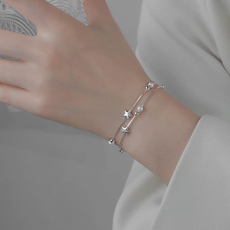 Minimalist & Stackable Layered Bracelets, Lightweight And Comfortable. Hypoallergenic, Kind To Sensitive Skin. A Subtle Way To Elevate Your Daily Look_voghion.com