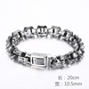 Retro jewelry, bracelet stainless steel, simple and elegant design, punk style