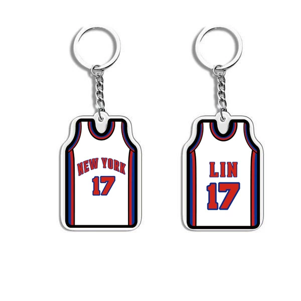 П pendant из акрилового джерси, мини униформа подвеска, 4.6×3.2 см, акрил + металл