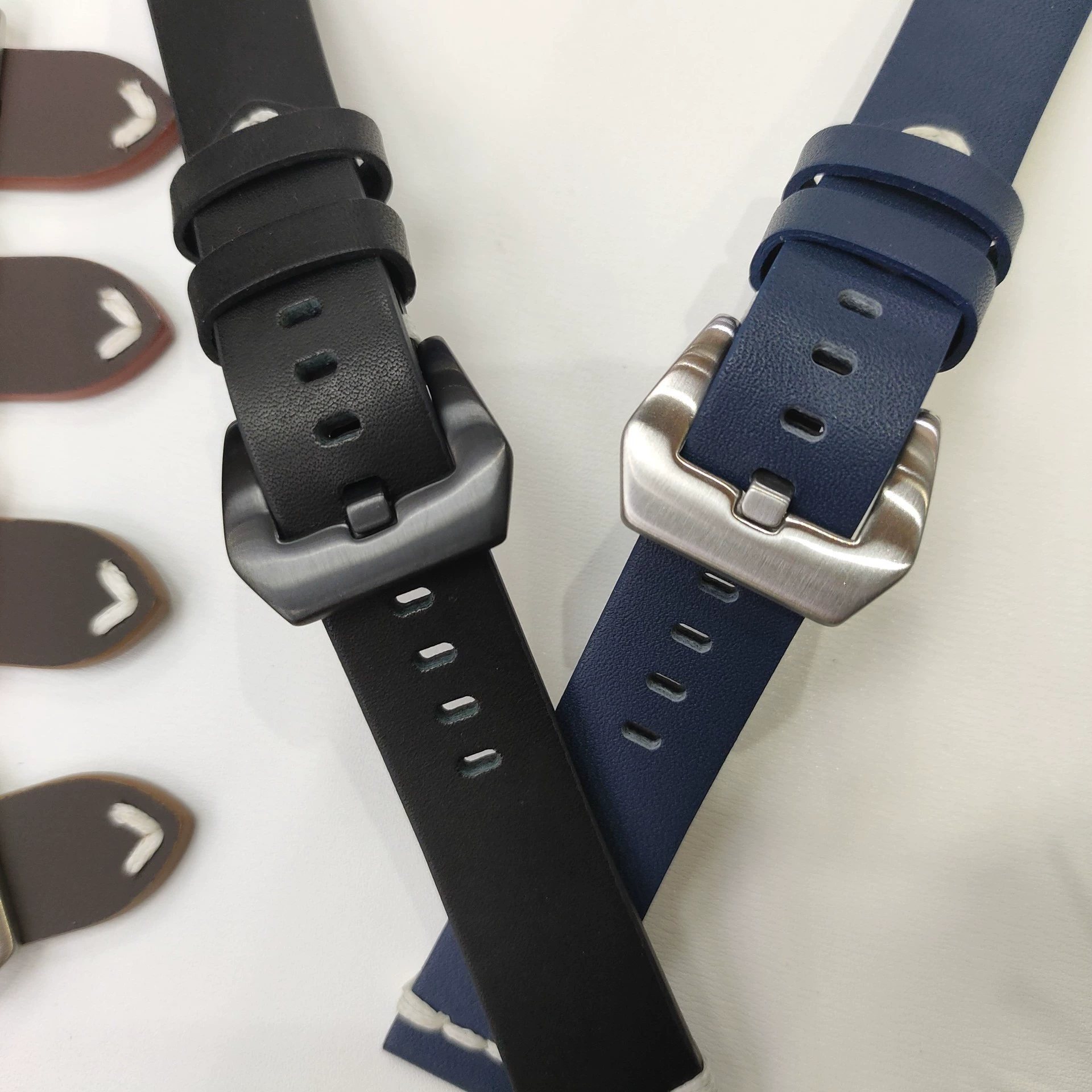 Фабрика оптовая торговля ретро кожаный ремешок для часов для мужчин с аксессуарами кожаный ремешок для часов