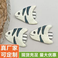 Новая кукла с вышивкой в виде головы из мультфильма, подвеска в виде рыбы, кукла, сделай сам, полуфабрикаты, ювелирные аксессуары, заколка, аксессуары для одежды