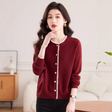 毛衣外套女春装新款短款小个子针织开衫外搭披肩花边针织衫上衣