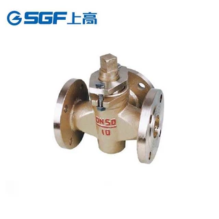 旋塞阀门定制X44W 不锈钢法兰三通旋塞阀内丝旋塞保温三通阀 现货