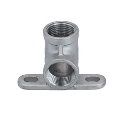 Stainless steel 201 304 with seat 90 degree elbow 4/6 inch pig farm drinking water fixed elbow plumbing fitting