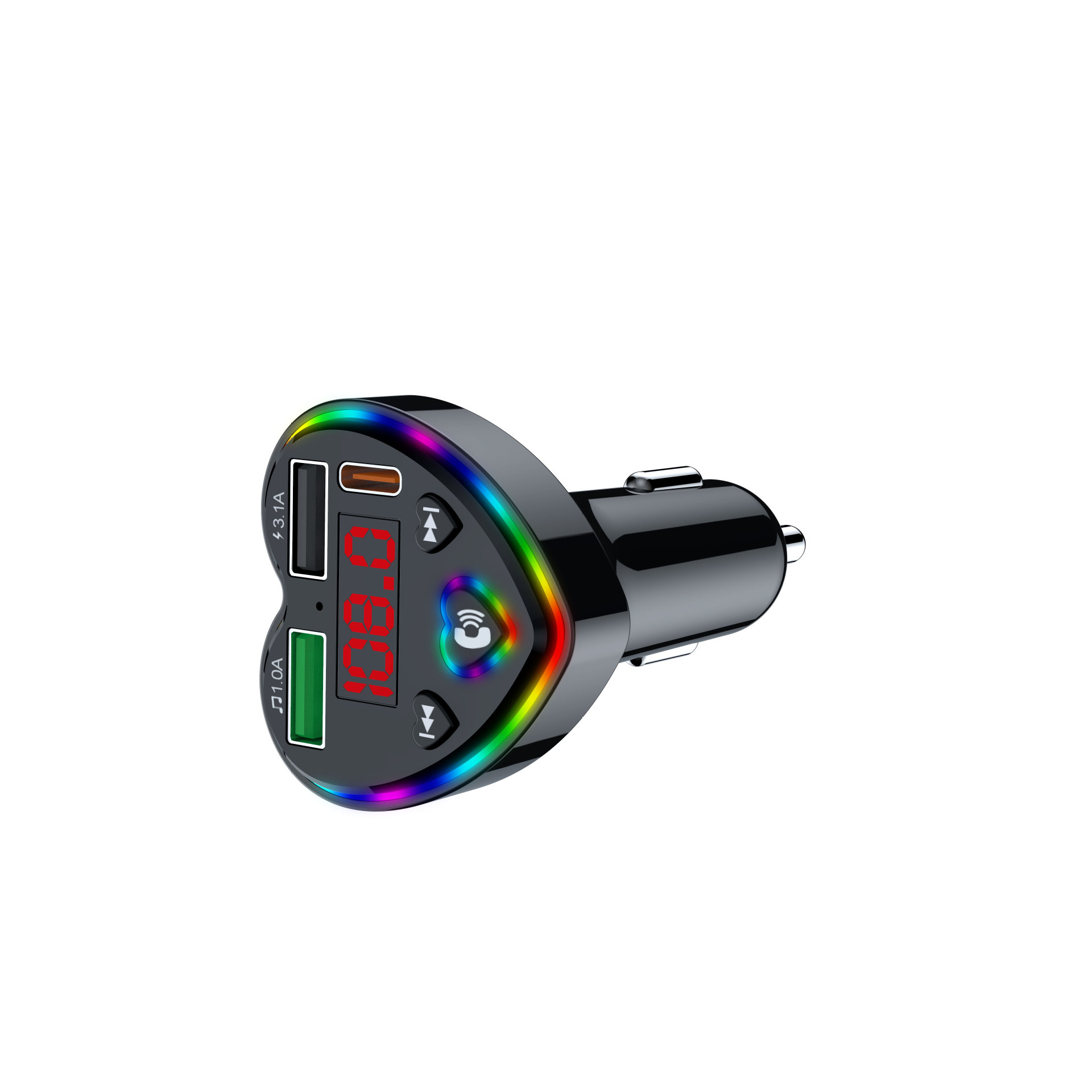 S10 Car Mp3 Bluetooth Player Fm Transmitter Car Mobile Phone Charger Export Cross-Border Southeast Asia Supply