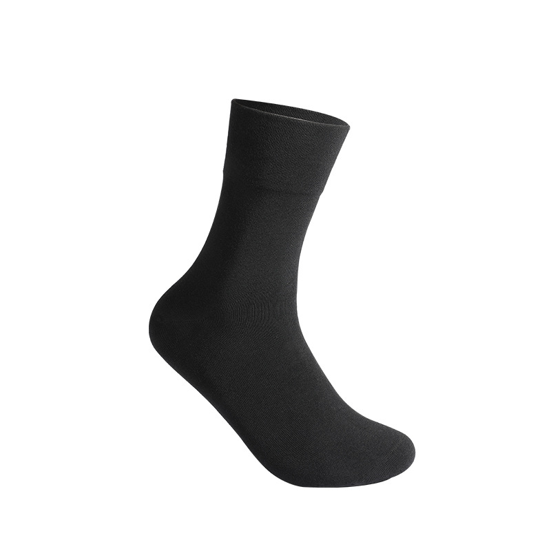 Male simple solid color tube socks