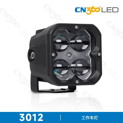 Cn360 3012 Model 3inch Four-Leaf Clover Led Vehicle Work Light Off-Road Vehicle with External High-Power Spotlight