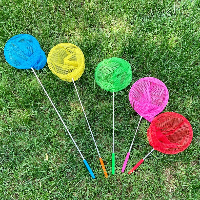 Fishing net, adjustable travel butterfly net, dragonfly