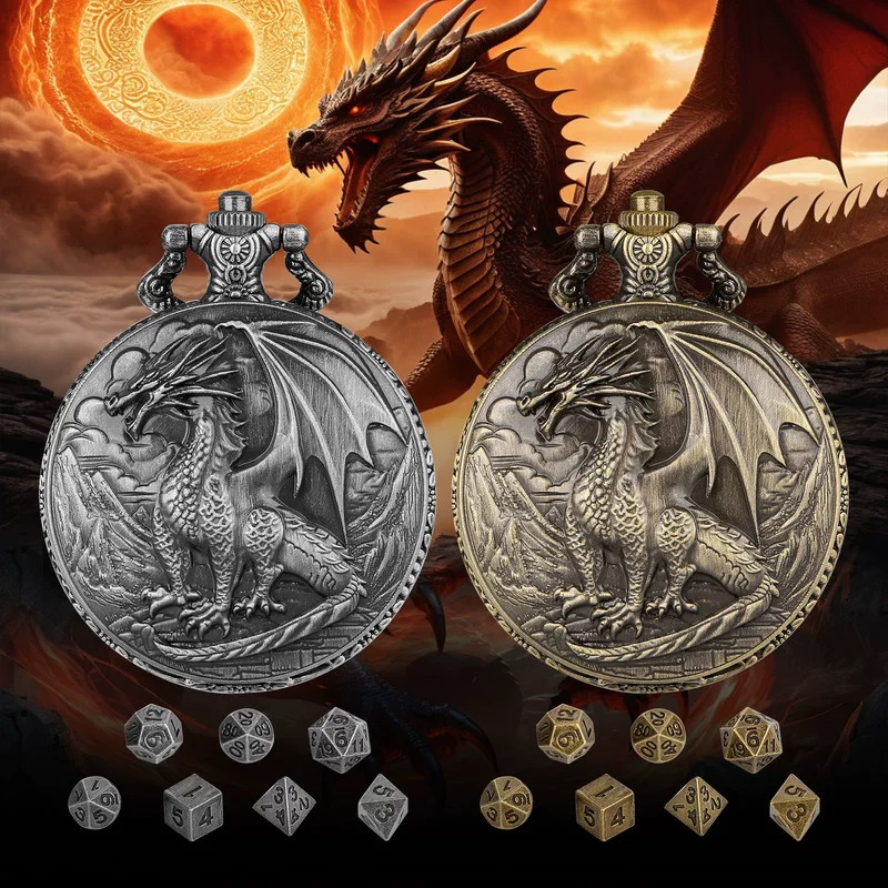 Кости (игральные), аксессуар, карманные часы, ретро объемный корпус