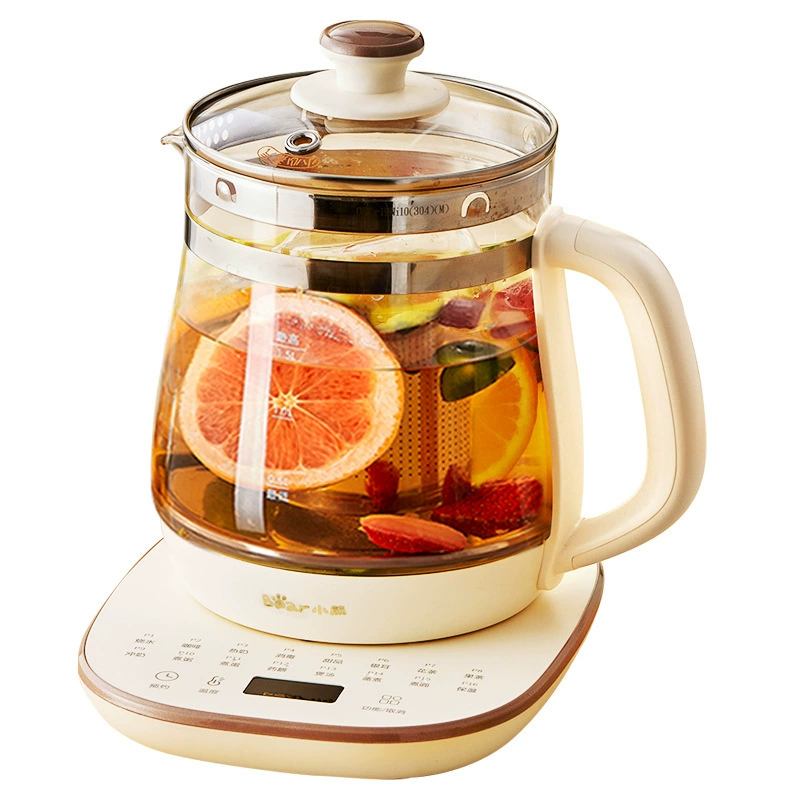 Glass multifunctional teapot for home use, with little bears, fully automatic