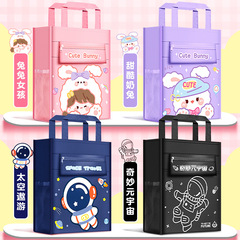 學生手提袋拎書袋小學生用補習班補課包書袋手提拎書包學習作業美