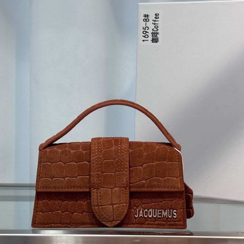 2025Jacquemus New Niche Design Autumn and Winter Suede Mini Versatile Small Bag Satchel Crossbody Texture Bag