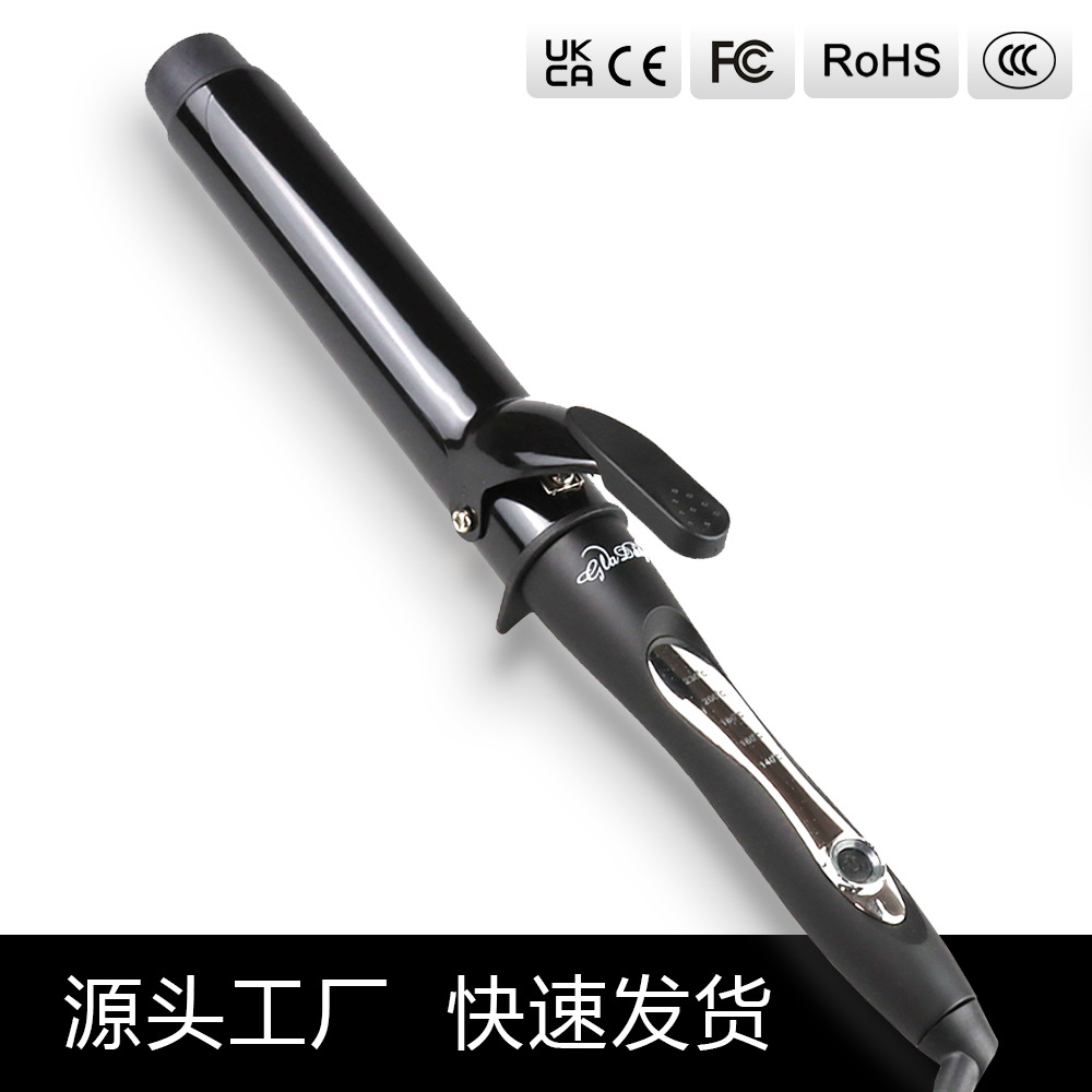 Curling iron 40mm does not hurt the big wave lazy negative ion hair care electric curling iron household factory direct sales can be sent on behalf