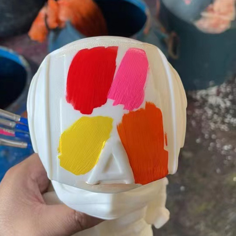 500ml large bottle of plastic paint, acrylic paint specifically for painting plastic plaster dolls