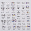 Three dimensional metal nail decoration with bow, Japanese decorations, accessory for nails for manicure, wholesale