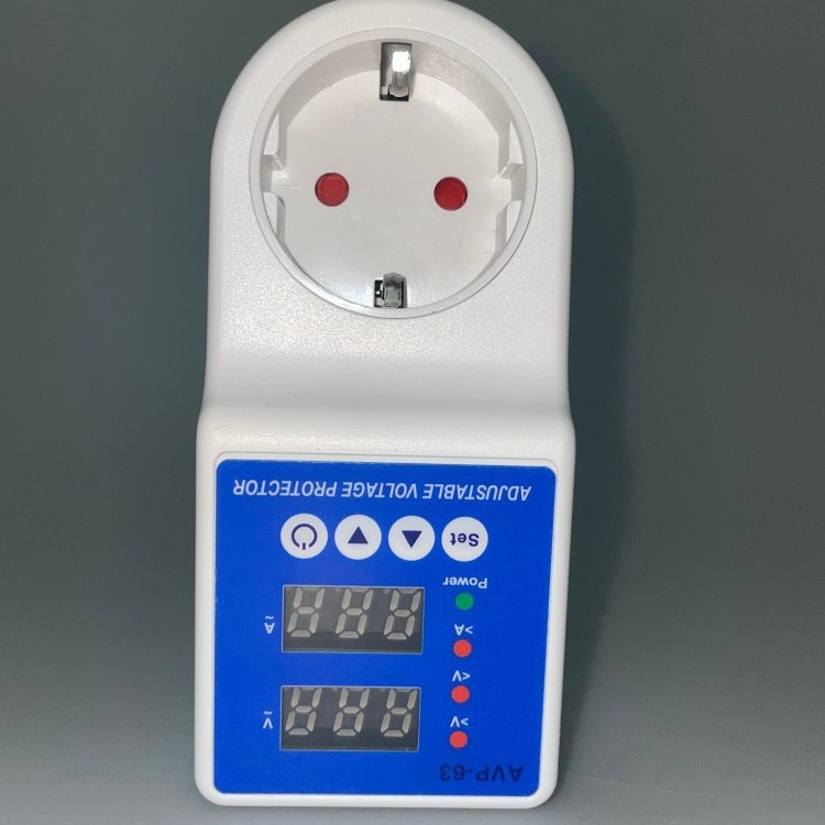 10年工厂提供KE-2166D双显欧式插头电压保护器2年保修