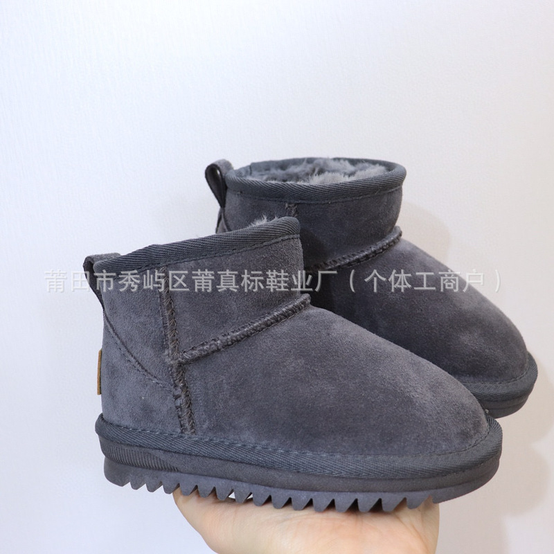 莆真标UG家周冬雨同款儿童雪地靴宝宝高帮棉鞋加绒保暖婴儿鞋棉靴|undefined