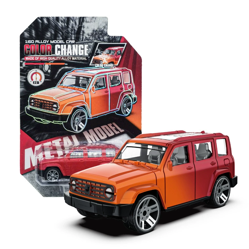 Changyang алюминиевая модель машины 1:64 - гоночная игрушка для мальчиков с термометром, металлический набор