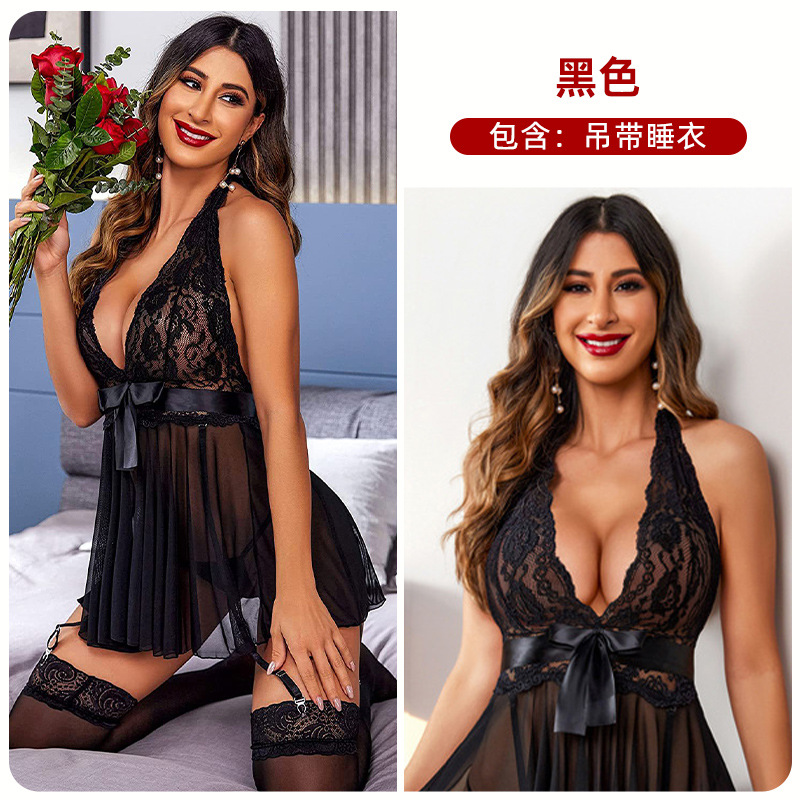 Sexy ropa interior pequeño pecho seductora pasión traje flirting cama caliente libre sexy Pijamas